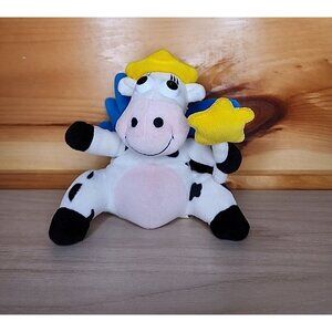 Vintage 1990’s KRAFT Singles Dairy Fairy Plush Cow Toy Gift 6 Inches Tall